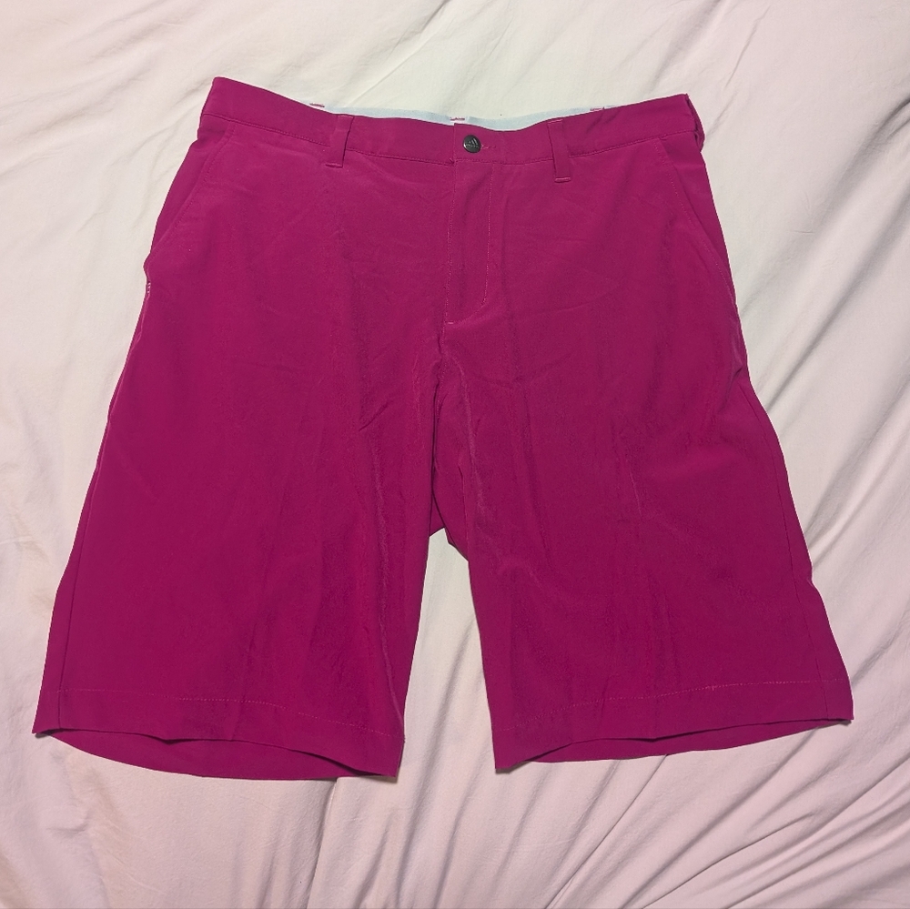Adidas Men's Golf Shorts - Pink